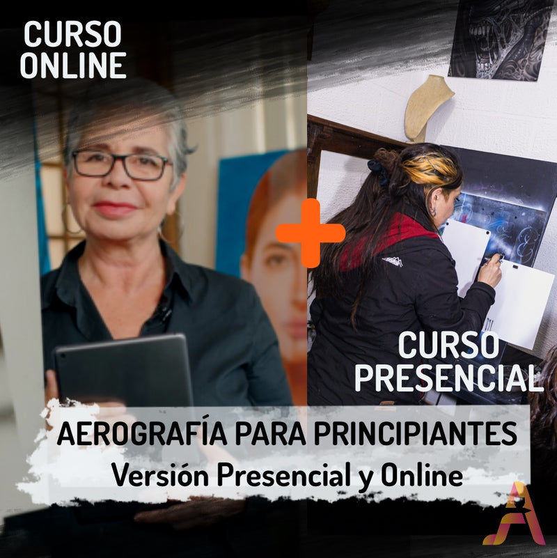 ONLINE + PRESENCIAL AEROGRAFÍA PARA PRINCIPIANTES - ADAPTACIÓN Y TEORÍA DE COLOR